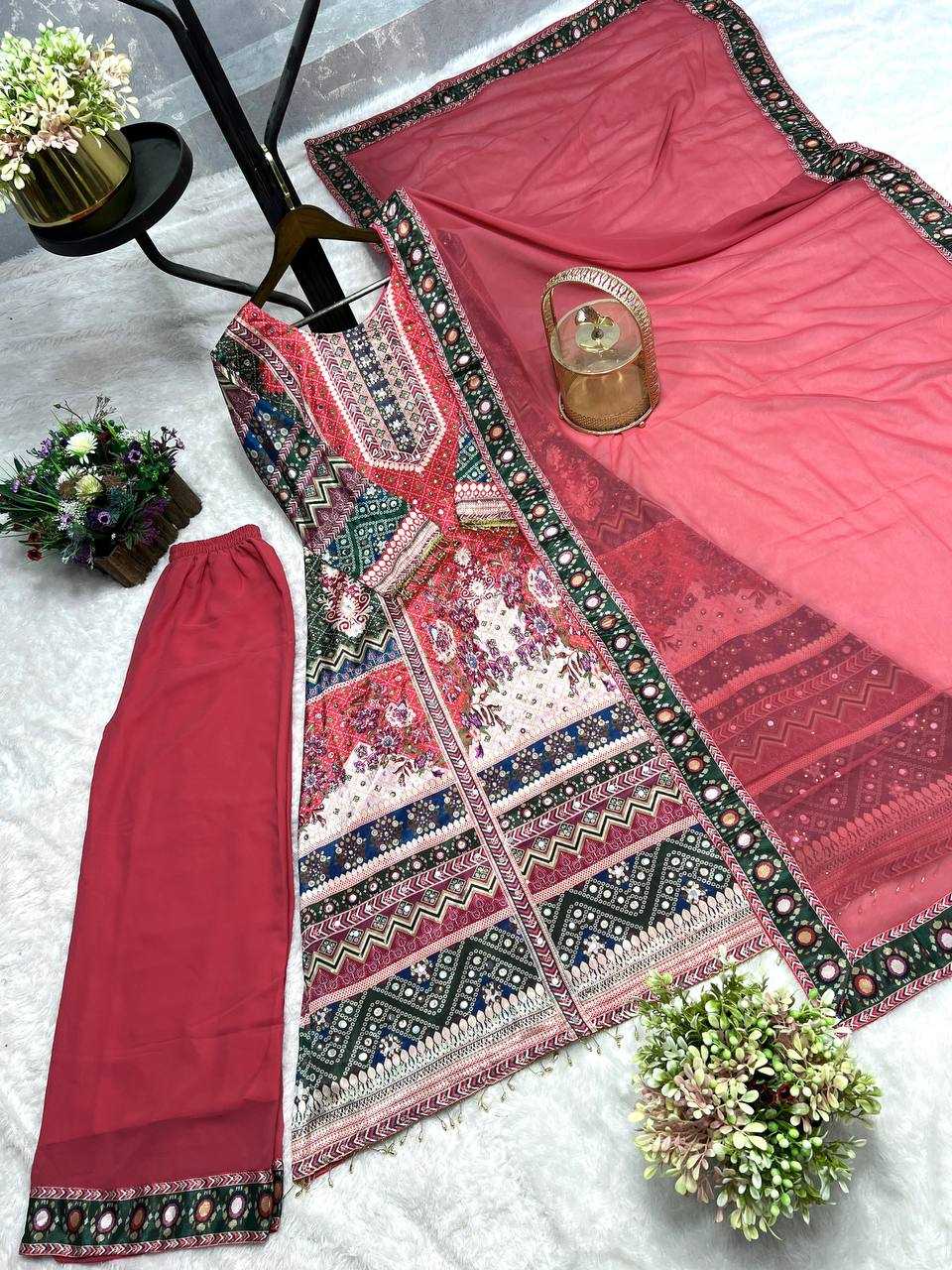 Ynf Chinon Silk KESH159 608 Suits & Dresses Wholesale Printed Suits Ladies Salwar Suits Party wear suits Manufacturer