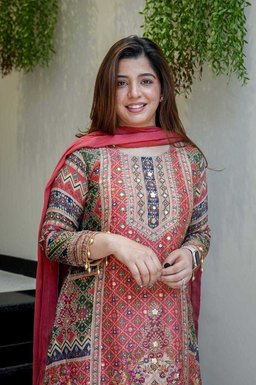 Ynf Chinon Silk KESH159 608 Suits & Dresses Wholesale Printed Suits Ladies Salwar Suits Party wear suits Manufacturer