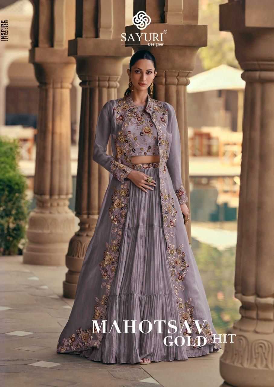 Ynf Chinon Silk KESH481 5532A Lehengas Wedding Collections Festive Collections Wholesale Silk Lehenga Lehenga With Cancan Wedding Outfits Manufacturer
