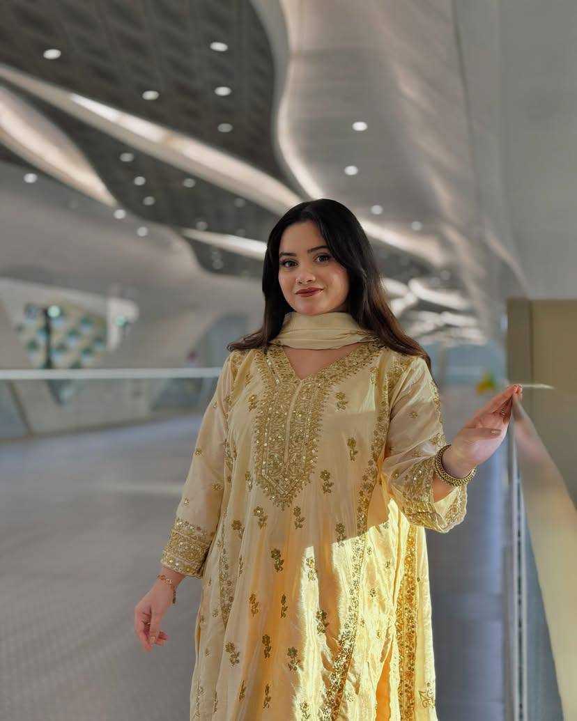 Ynf Chinon Silk KESH492 1228 Suits & Dresses Islamic Clothing Wholesale Sharara Salwar Suits Pakistani Suits Manufacturer