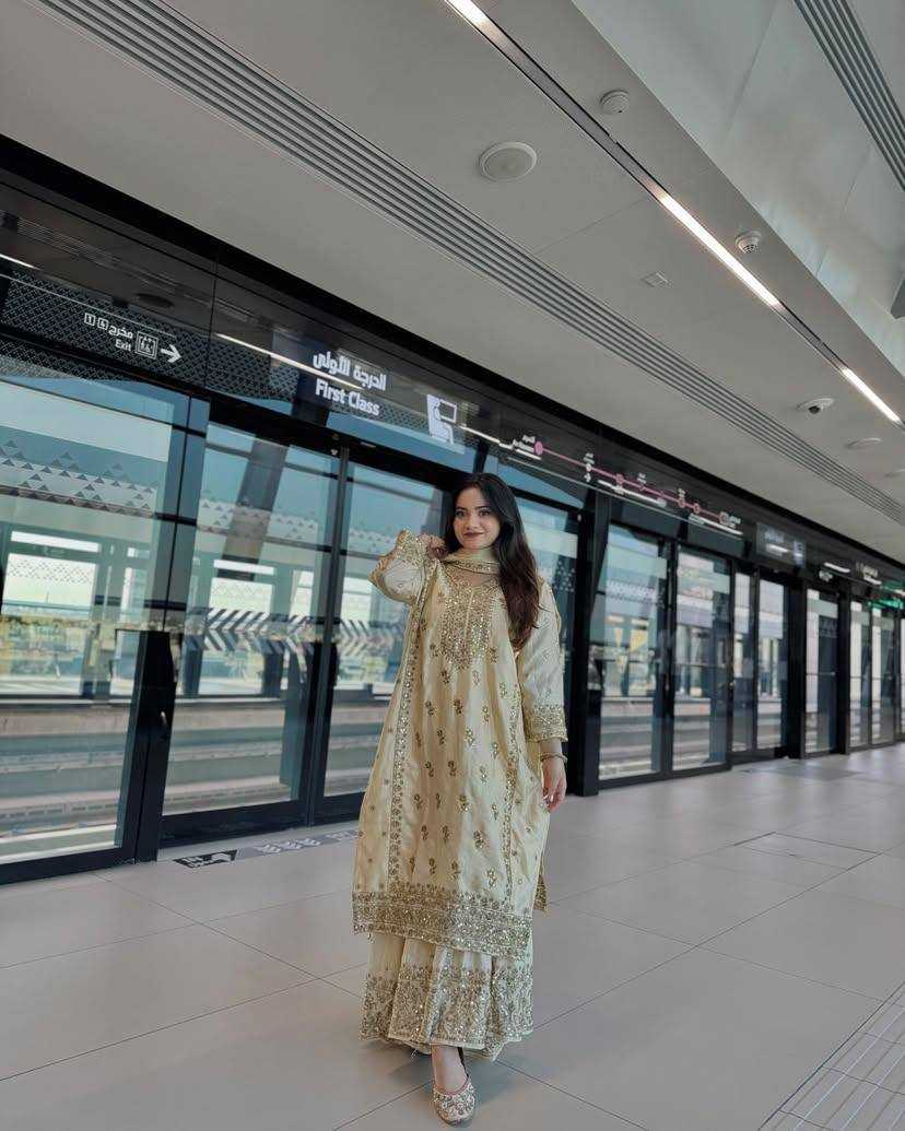 Ynf Chinon Silk KESH492 1228 Suits & Dresses Islamic Clothing Wholesale Sharara Salwar Suits Pakistani Suits Manufacturer