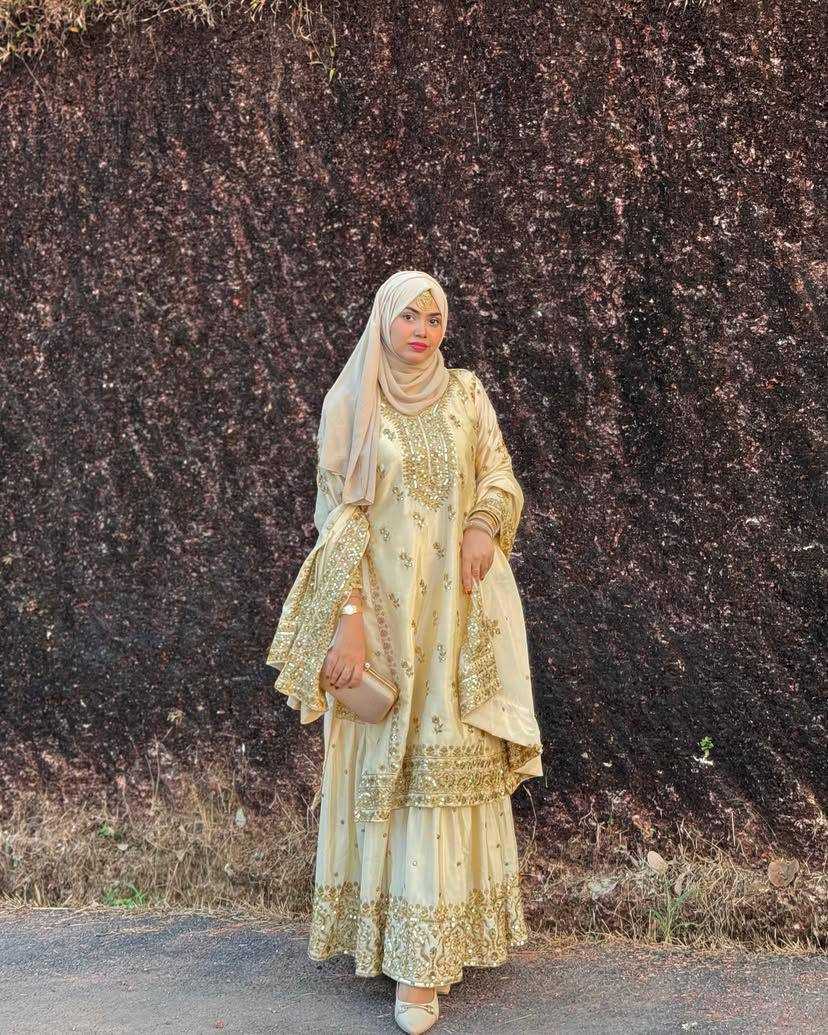 Ynf Chinon Silk KESH492 1228 Suits & Dresses Islamic Clothing Wholesale Sharara Salwar Suits Pakistani Suits Manufacturer