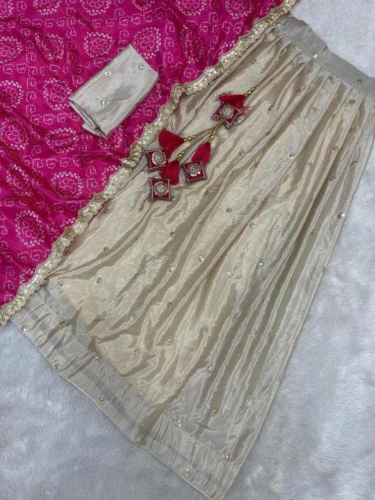 Ynf Chinon Silk KESH493 104 Lehengas Festive Collections Wholesale Embroidered Lehenga Thread Work Lehenga Onam Collections Manufacturer