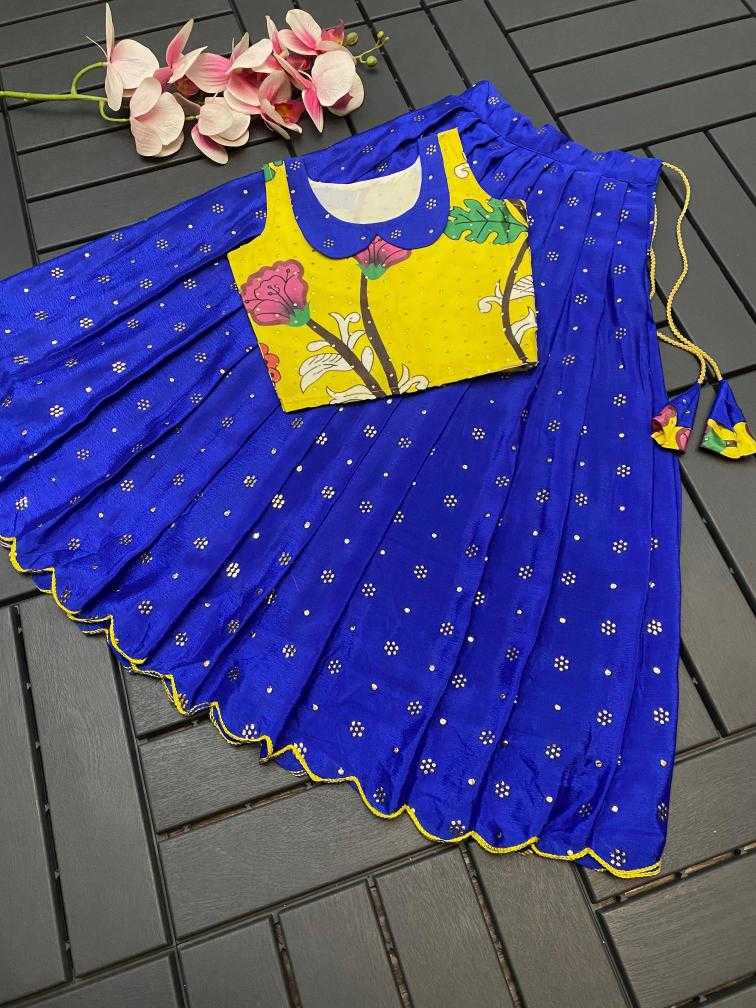 Ynf Chinon Silk KESH493 305 Kids Wear Wholesale Kids Lehenga Kids Lehenga Choli Baby Girl Lehenga Manufacturer