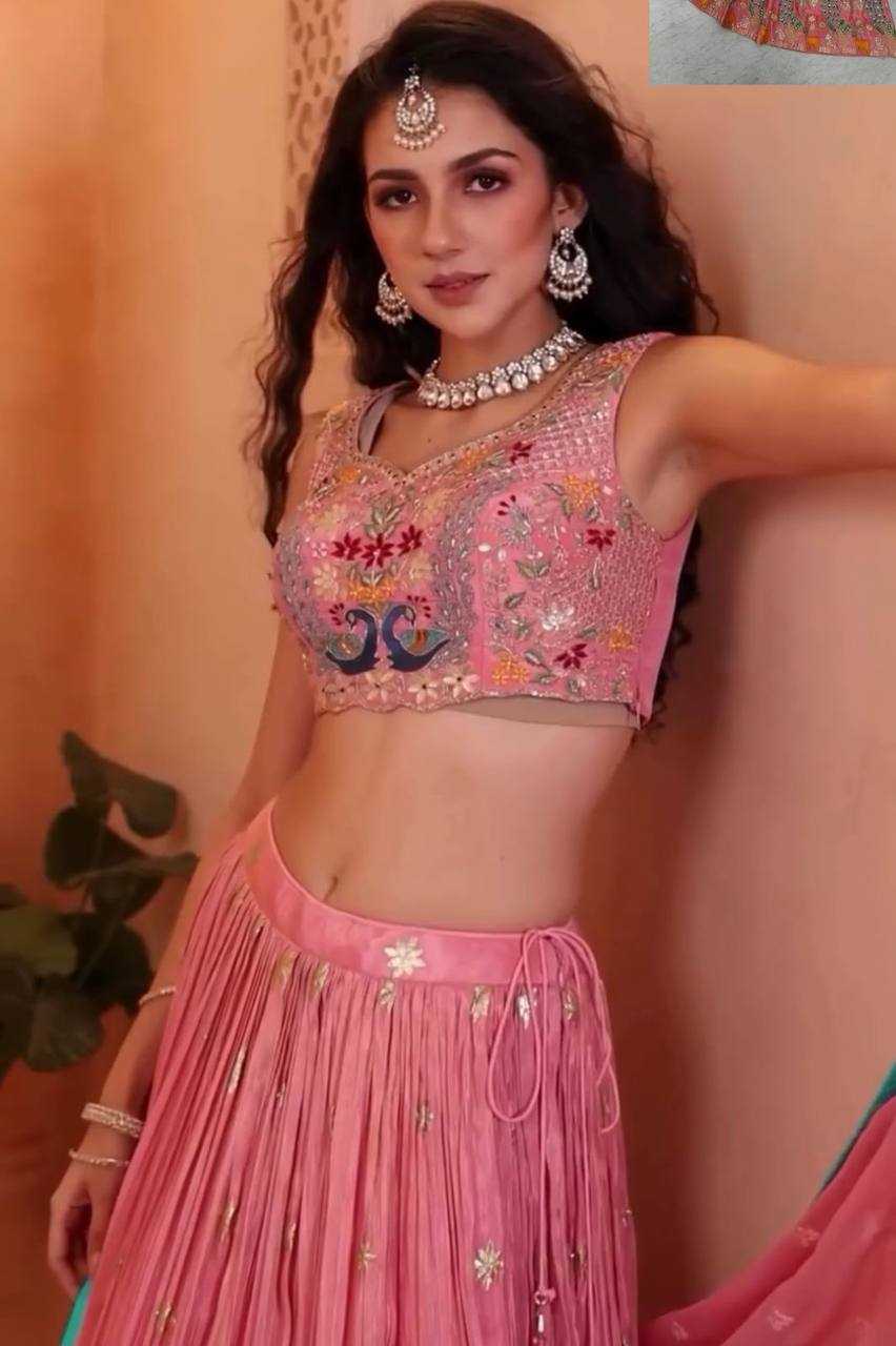 Ynf Chinon Silk KESH496 492 Lehengas Wholesale Designer Lehenga Fancy Lehenga Traditional Lehenga Embroidered Lehenga Manufacturer