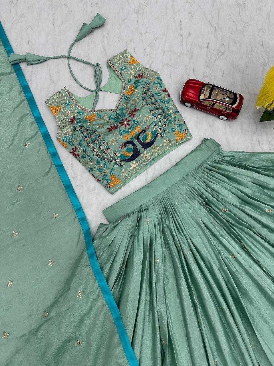 Ynf Chinon Silk KESH496 492 Lehengas Wholesale Designer Lehenga Fancy Lehenga Traditional Lehenga Embroidered Lehenga Manufacturer