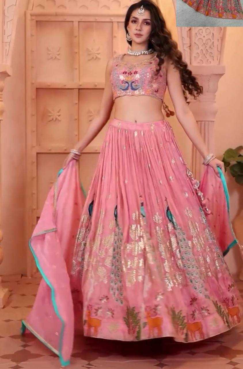 Ynf Chinon Silk KESH496 492 Lehengas Wholesale Designer Lehenga Fancy Lehenga Traditional Lehenga Embroidered Lehenga Manufacturer