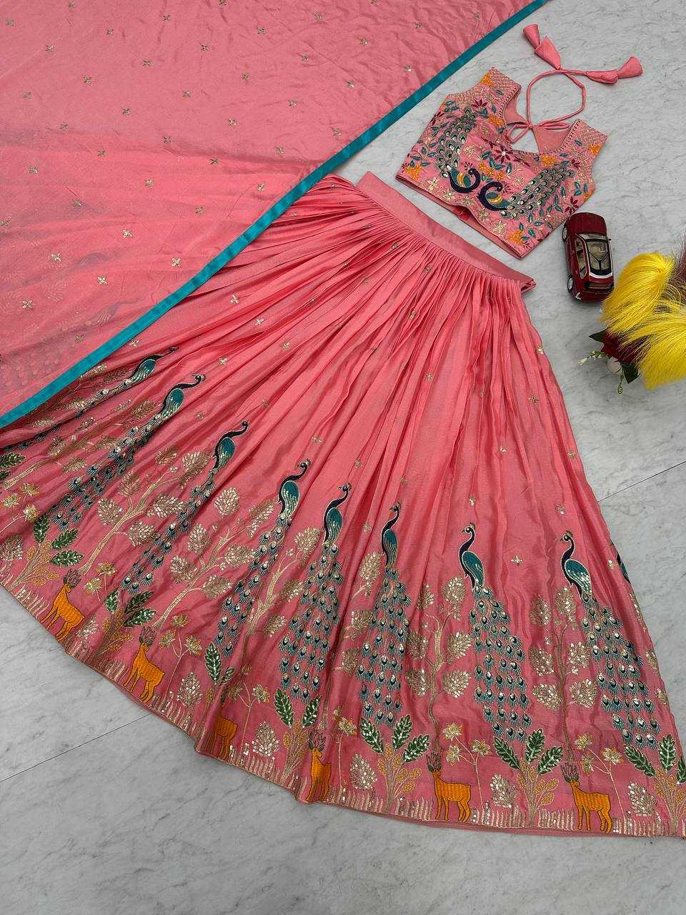 Ynf Chinon Silk KESH496 492 Lehengas Wholesale Designer Lehenga Fancy Lehenga Traditional Lehenga Embroidered Lehenga Manufacturer