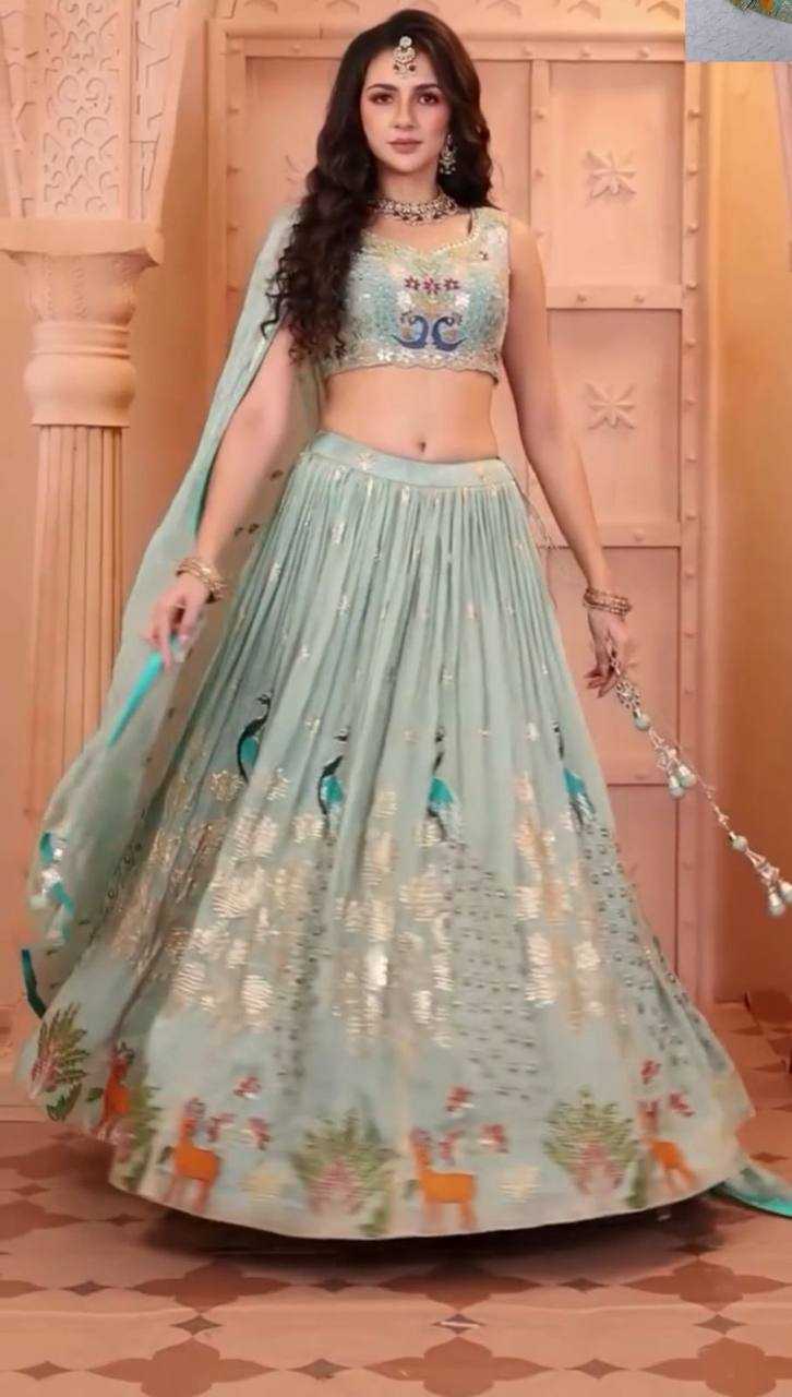 Ynf Chinon Silk KESH496 492 Lehengas Wholesale Designer Lehenga Fancy Lehenga Traditional Lehenga Embroidered Lehenga Manufacturer