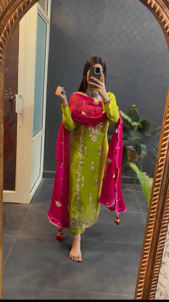 Ynf Chinon Silk KESH499 1662 Suits & Dresses Wholesale Ladies Suits Embroidery Suits Party wear suits Manufacturer
