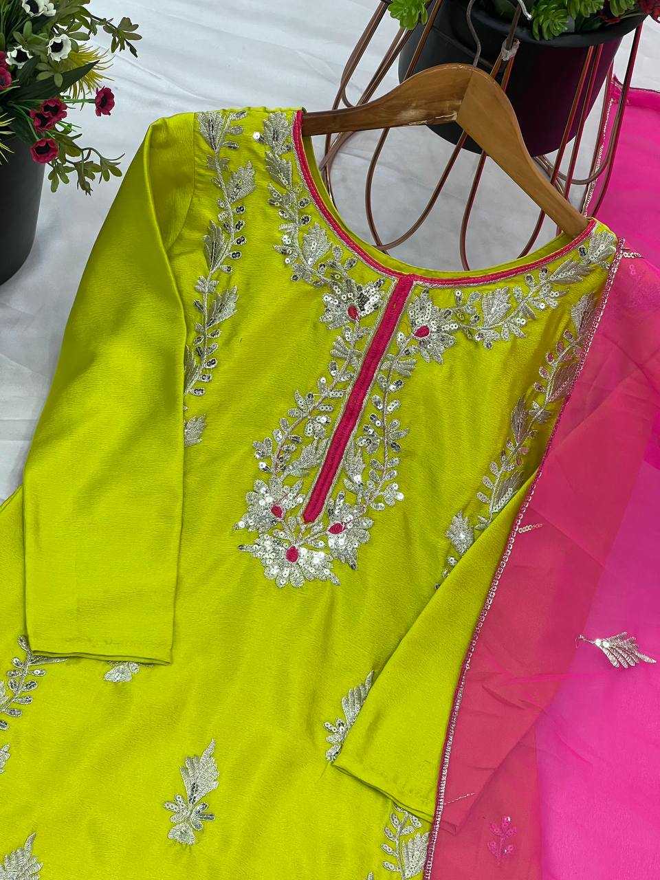 Ynf Chinon Silk KESH499 1662 Suits & Dresses Wholesale Ladies Suits Embroidery Suits Party wear suits Manufacturer