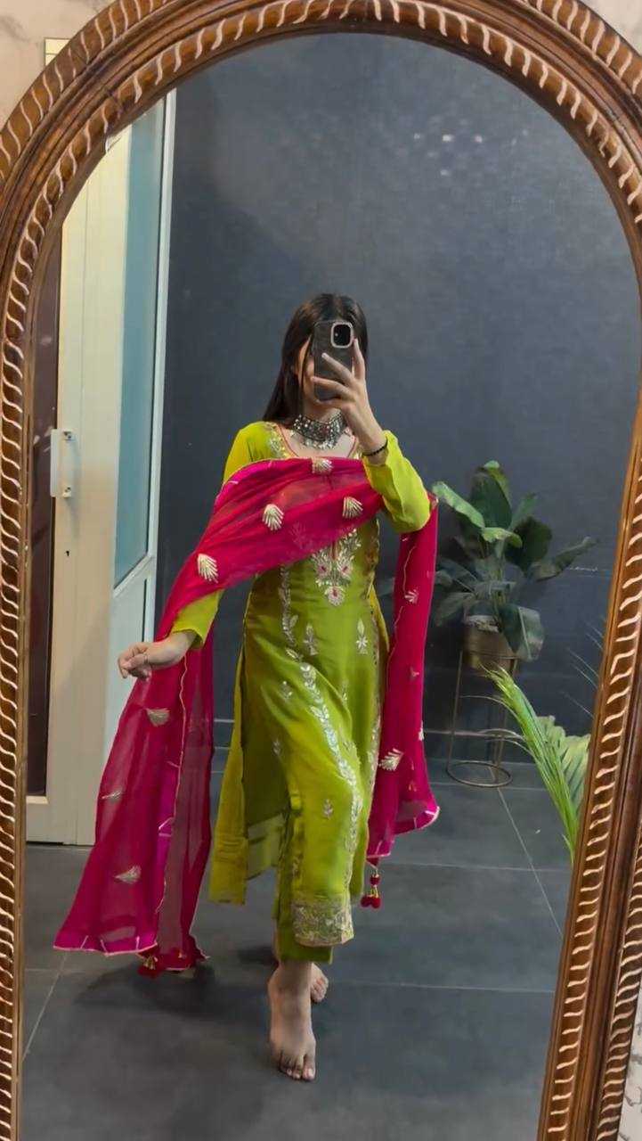 Ynf Chinon Silk KESH499 1662 Suits & Dresses Wholesale Ladies Suits Embroidery Suits Party wear suits Manufacturer