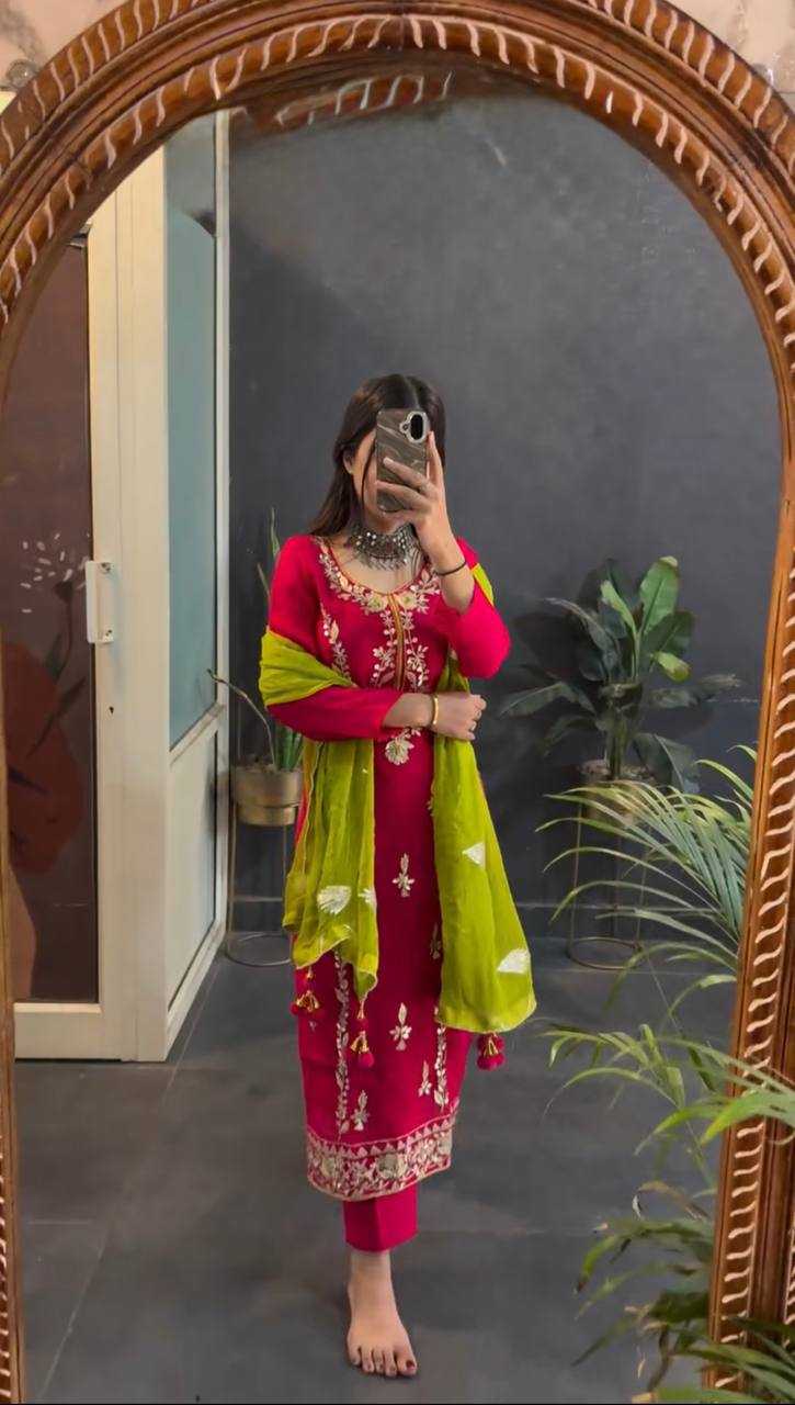 Ynf Chinon Silk KESH499 1662 Suits & Dresses Wholesale Ladies Suits Embroidery Suits Party wear suits Manufacturer