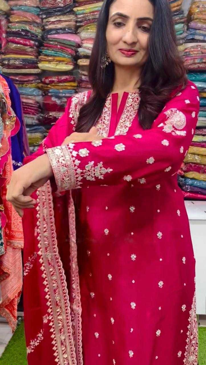 Ynf Chinon Silk KESH499 3102 Suits & Dresses Wholesale Ladies Suits Embroidery Suits Party wear suits Manufacturer