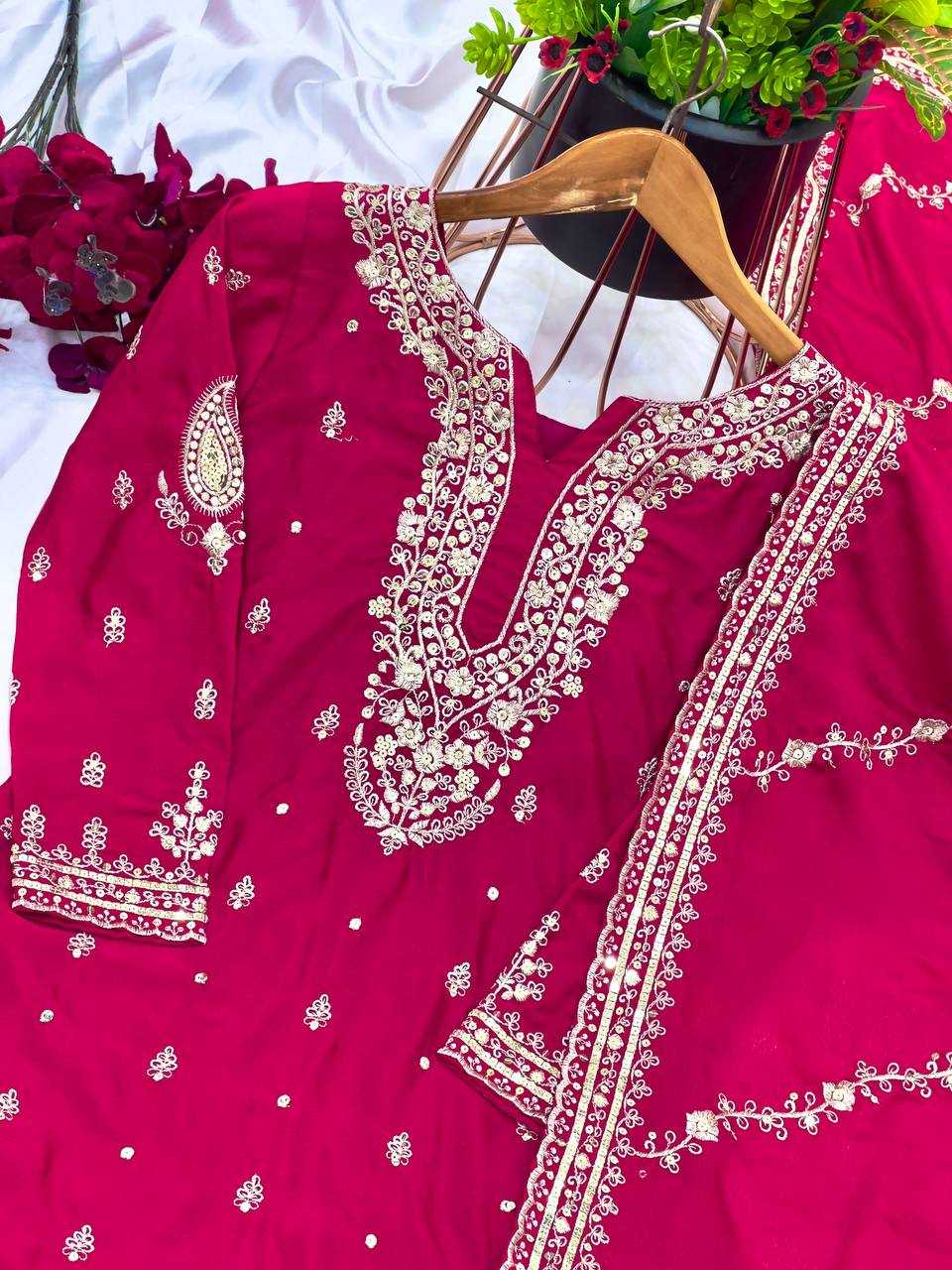 Ynf Chinon Silk KESH499 3102 Suits & Dresses Wholesale Ladies Suits Embroidery Suits Party wear suits Manufacturer