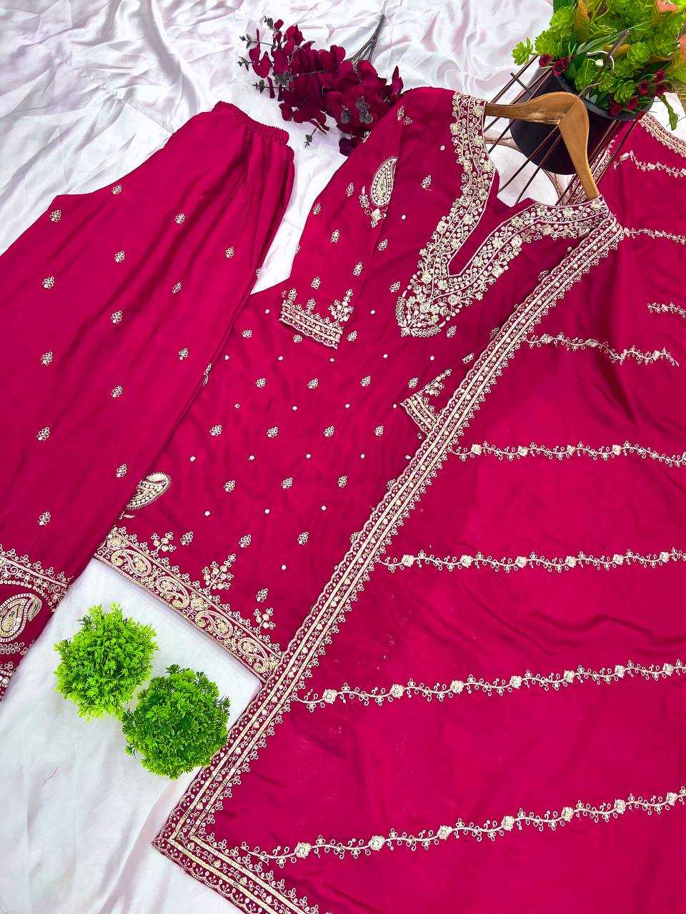 Ynf Chinon Silk KESH499 3102 Suits & Dresses Wholesale Ladies Suits Embroidery Suits Party wear suits Manufacturer