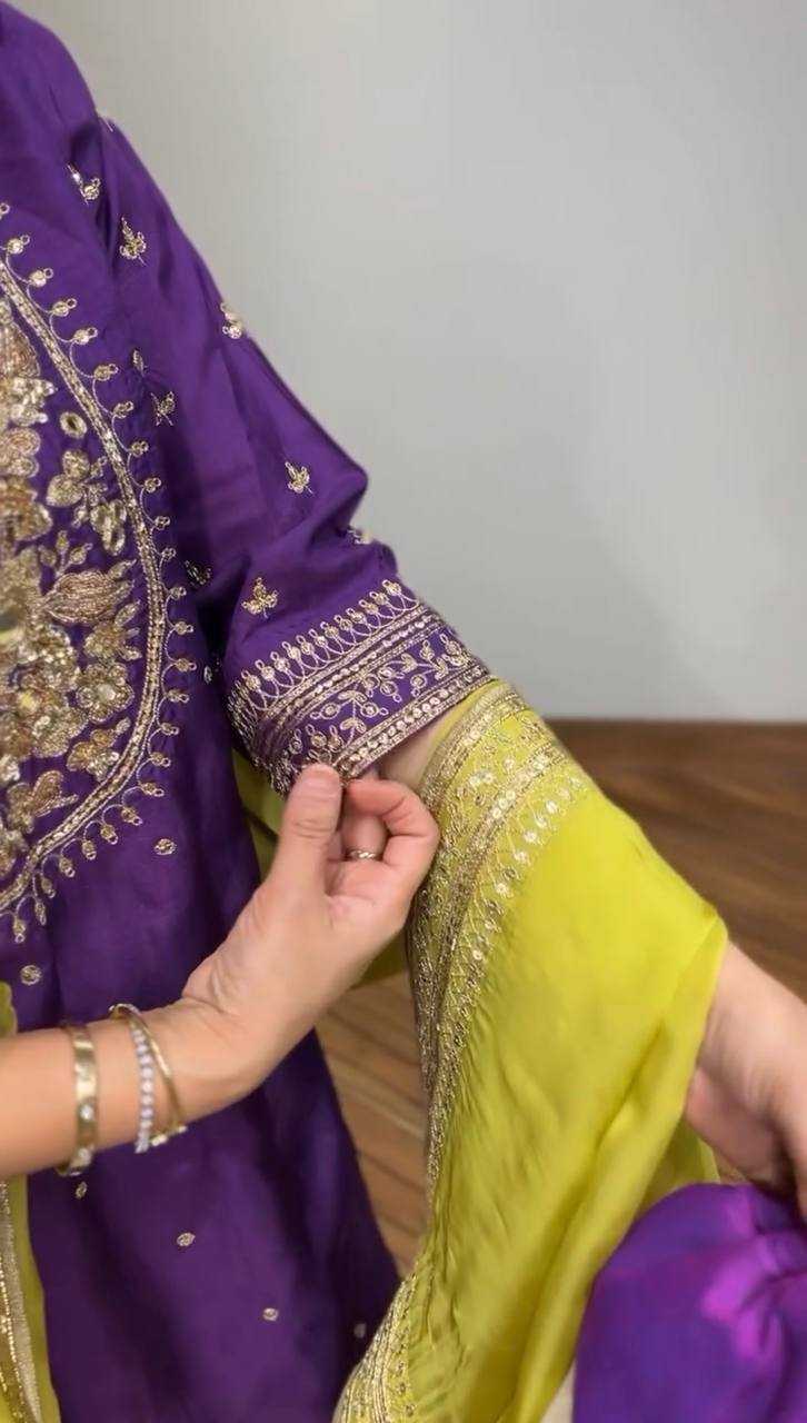 Ynf Chinon Silk KESH499 3109 Suits & Dresses Wholesale Sharara Salwar Suits Party wear suits Wedding Suits Manufacturer