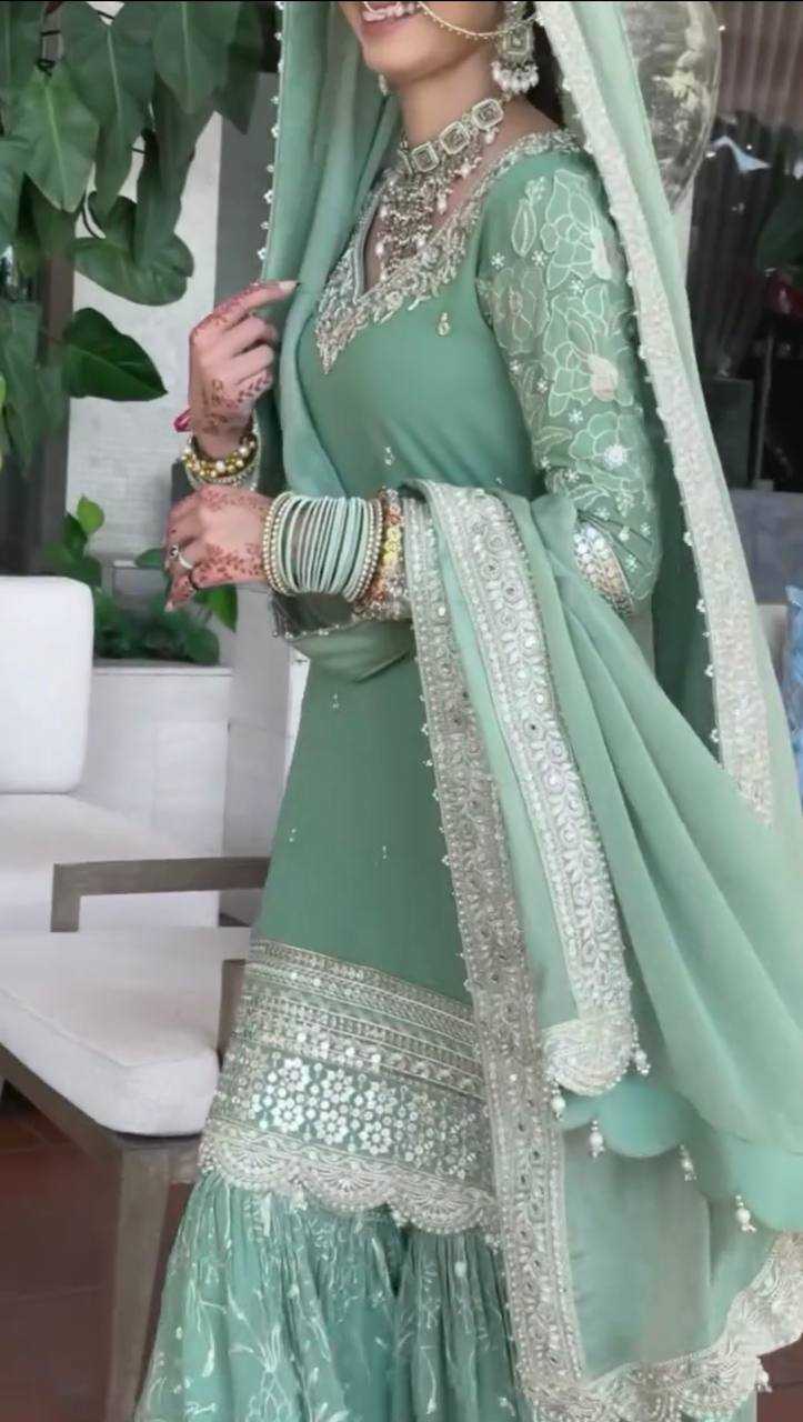 Ynf Chinon Silk KESH499 3113 Suits & Dresses Wholesale Ladies Suits Sharara Salwar Suits Party wear suits Manufacturer