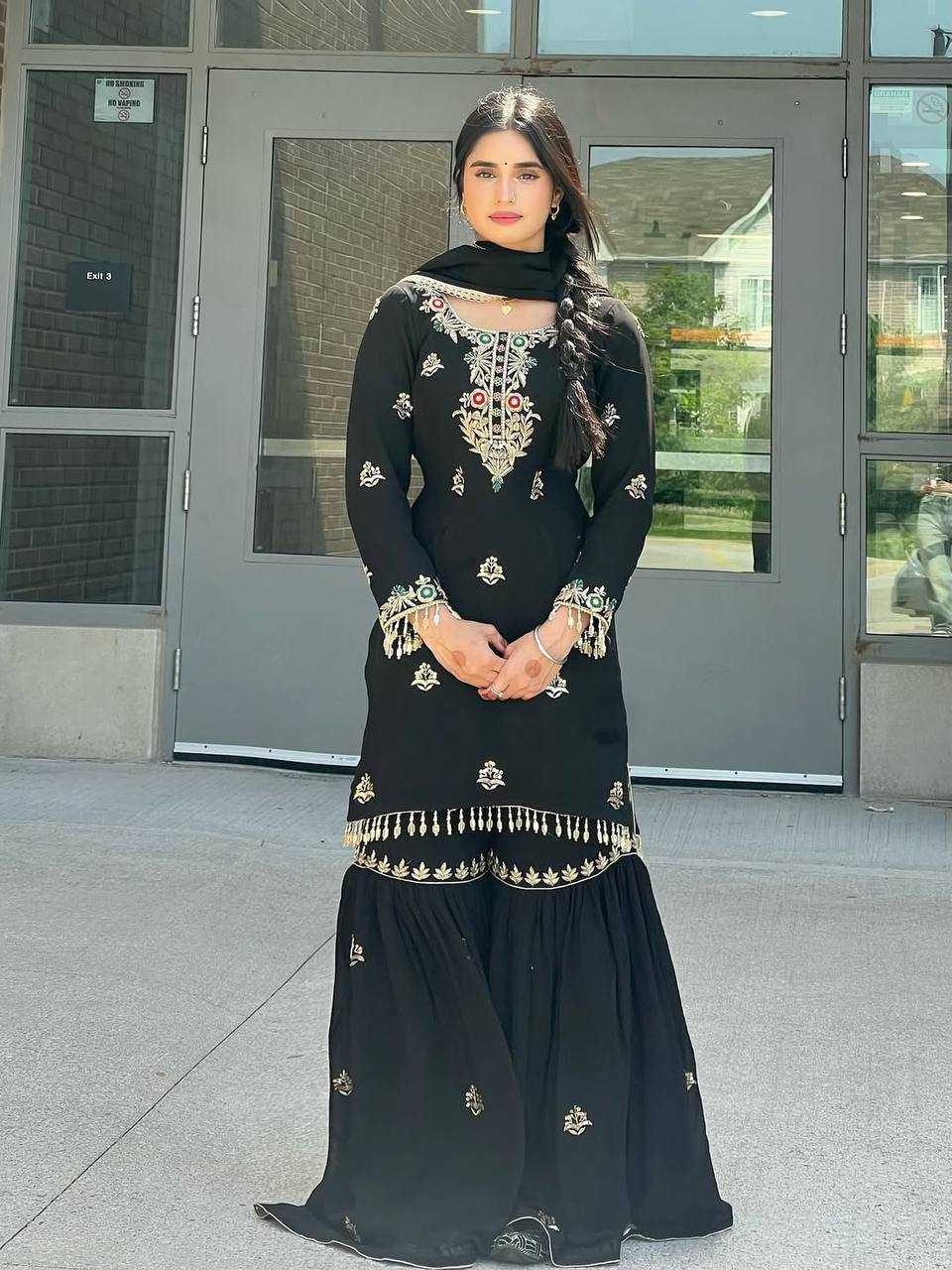 Ynf Chinon Silk KESH499 421 Suits & Dresses Wholesale Embroidery Suits Ladies Silk Suit Designer Suits Manufacturer