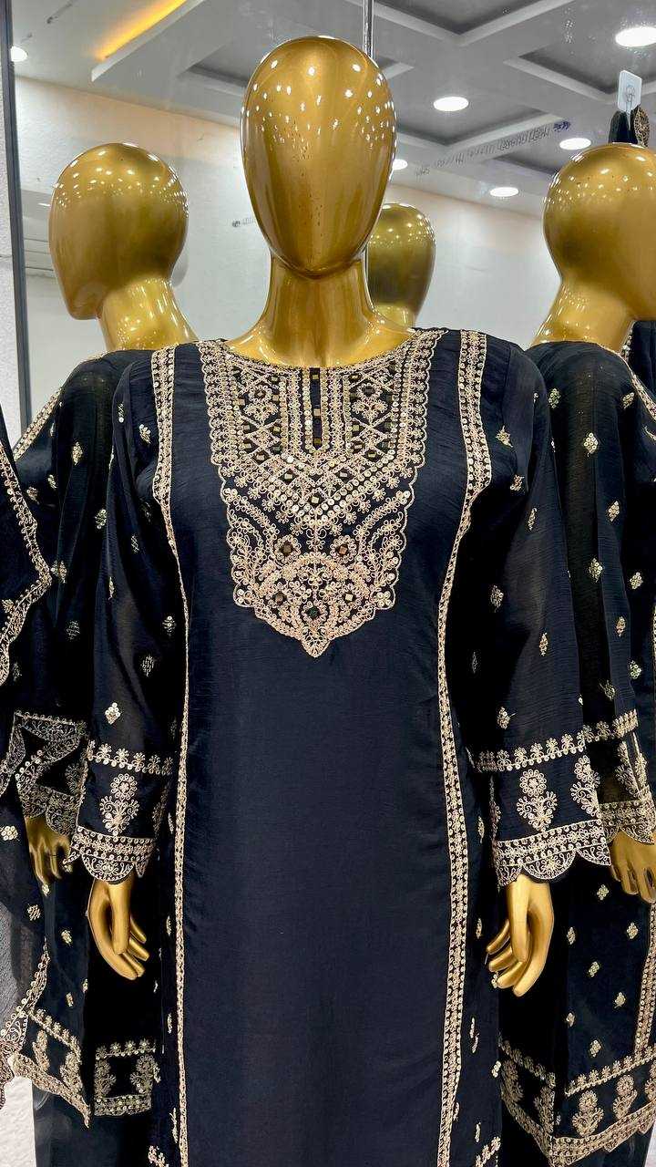 Ynf Chinon Silk KESH499 5001 Suits & Dresses Wholesale Ladies Suits Embroidery Suits Party wear suits Manufacturer
