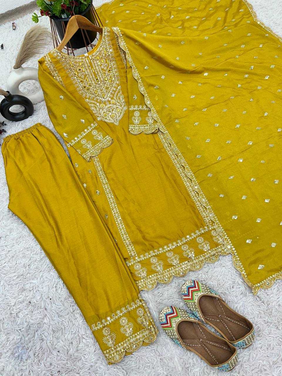 Ynf Chinon Silk KESH499 5001 Suits & Dresses Wholesale Ladies Suits Embroidery Suits Party wear suits Manufacturer