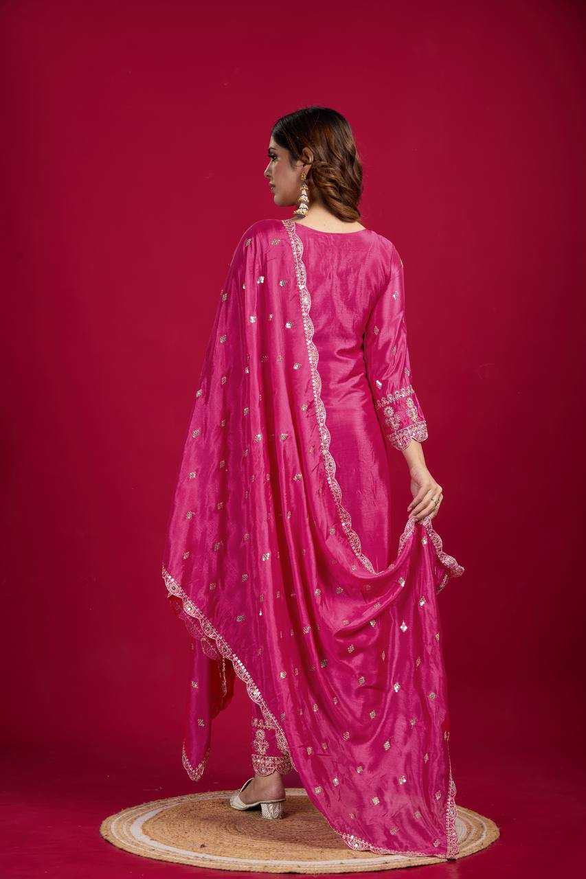 Ynf Chinon Silk KESH499 5001 Suits & Dresses Wholesale Ladies Suits Embroidery Suits Party wear suits Manufacturer