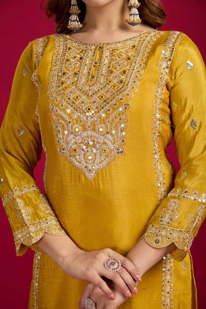 Ynf Chinon Silk KESH499 5001 Suits & Dresses Wholesale Ladies Suits Embroidery Suits Party wear suits Manufacturer