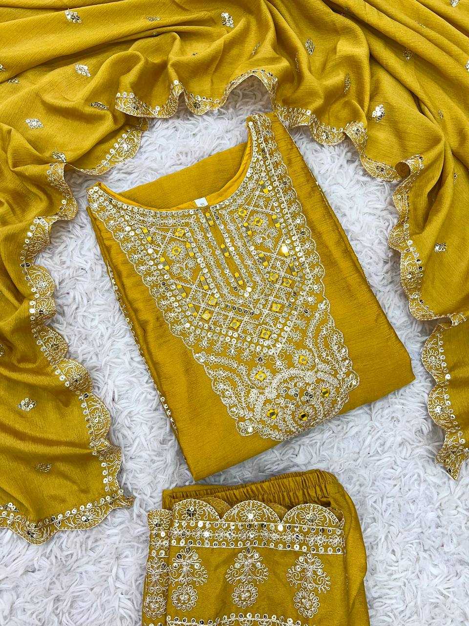 Ynf Chinon Silk KESH499 5001 Suits & Dresses Wholesale Ladies Suits Embroidery Suits Party wear suits Manufacturer