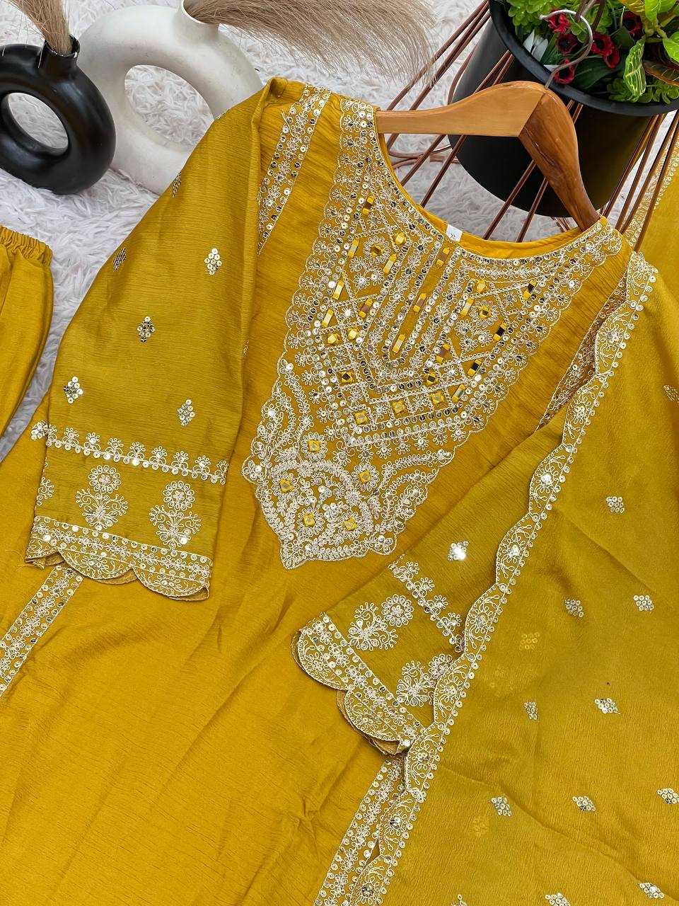 Ynf Chinon Silk KESH499 5001 Suits & Dresses Wholesale Ladies Suits Embroidery Suits Party wear suits Manufacturer