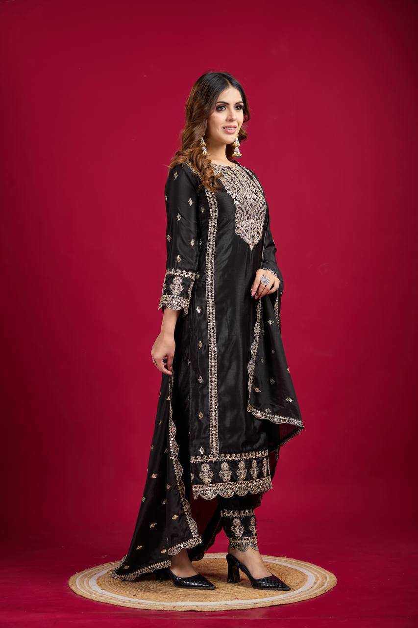 Ynf Chinon Silk KESH499 5001 Suits & Dresses Wholesale Ladies Suits Embroidery Suits Party wear suits Manufacturer