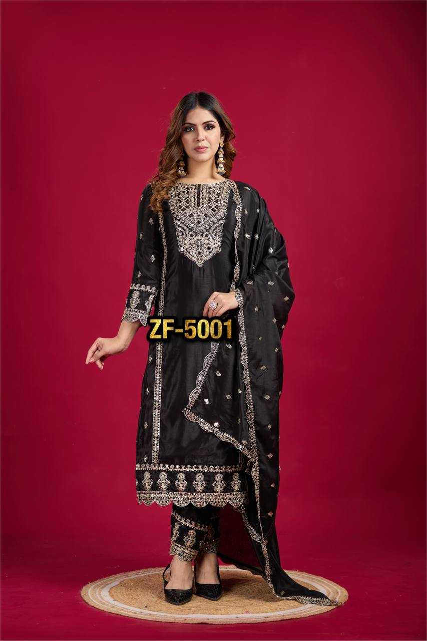 Ynf Chinon Silk KESH499 5001 Suits & Dresses Wholesale Ladies Suits Embroidery Suits Party wear suits Manufacturer