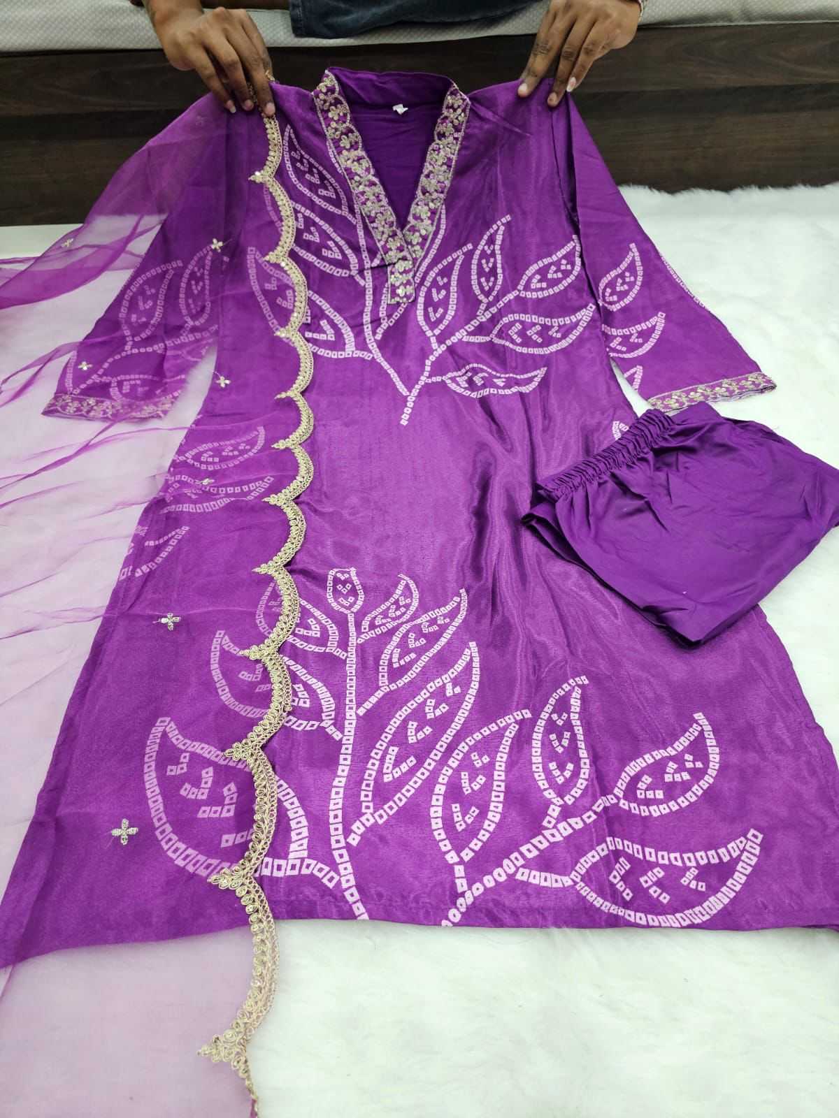 Ynf Chinon Silk KESH502 1005 Kurti Wholesale Printed Kurtis Embroidered Kurtis Silk Kurtis Manufacturer