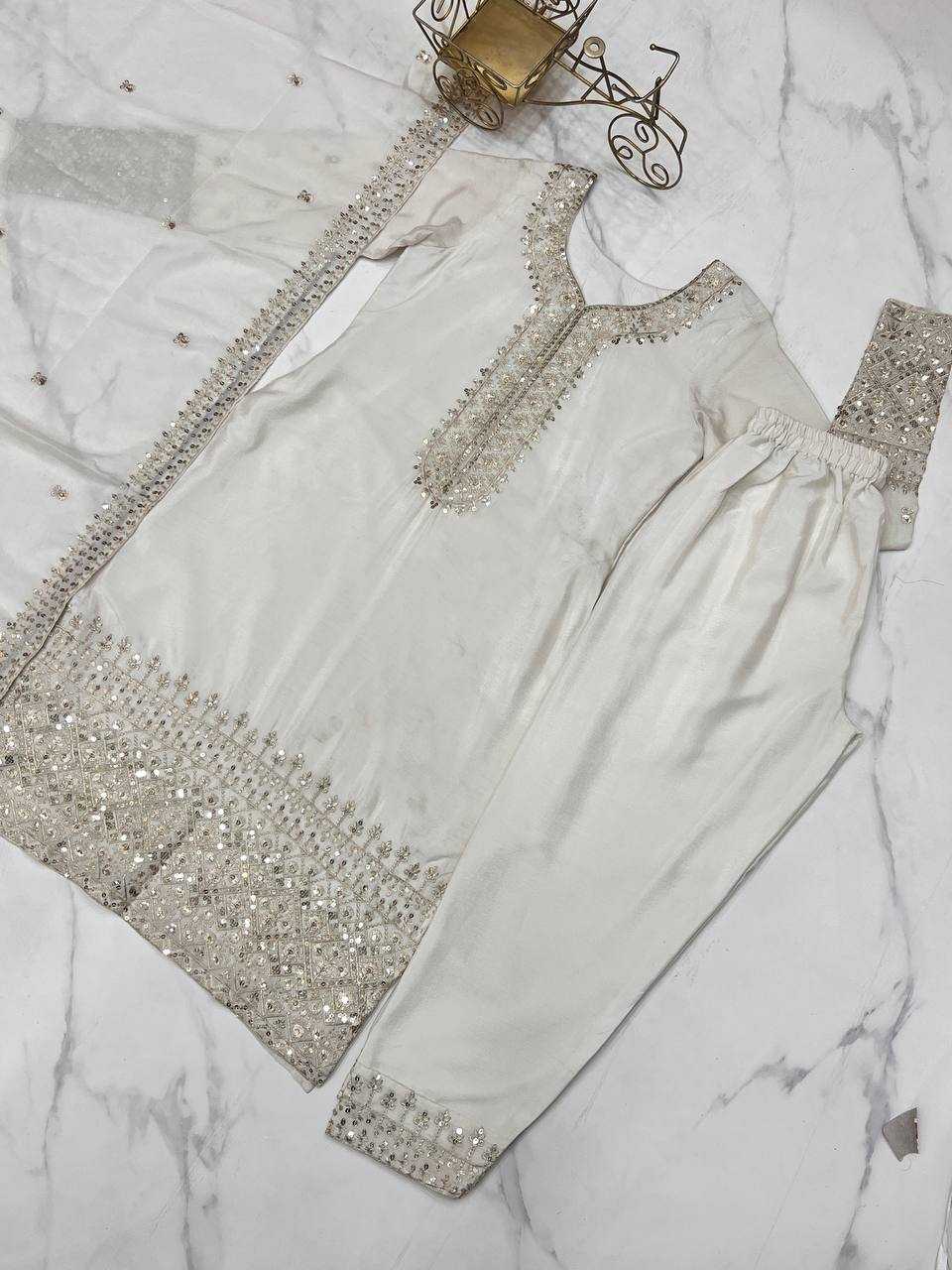 Ynf Chinon Silk KESH504 279 Kurti Wholesale Designer Kurtis Fancy Kurti Embroidered Kurtis Manufacturer