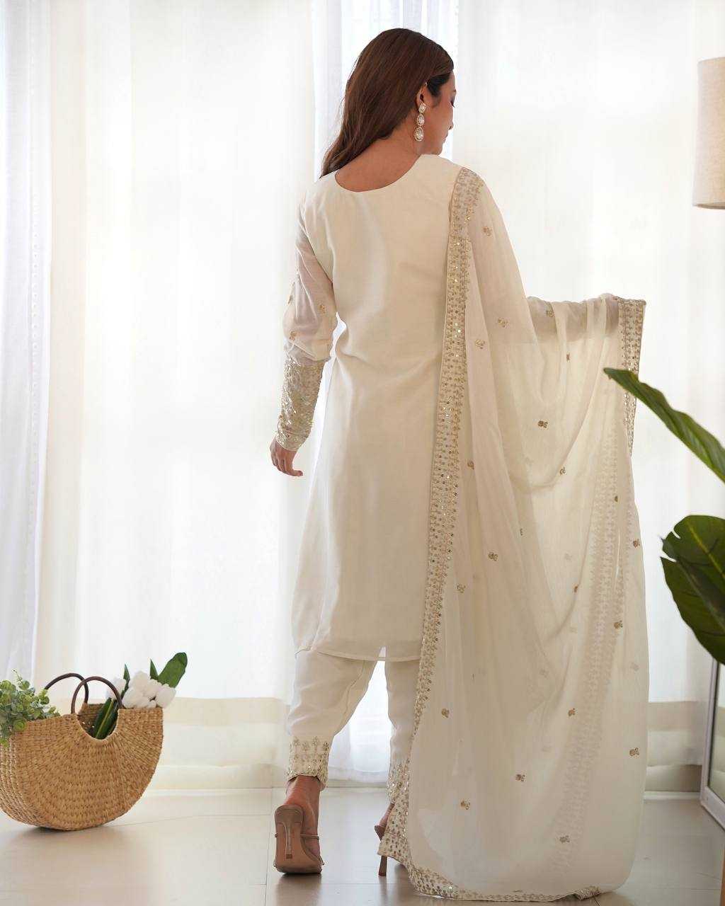 Ynf Chinon Silk KESH504 279 Kurti Wholesale Designer Kurtis Fancy Kurti Embroidered Kurtis Manufacturer