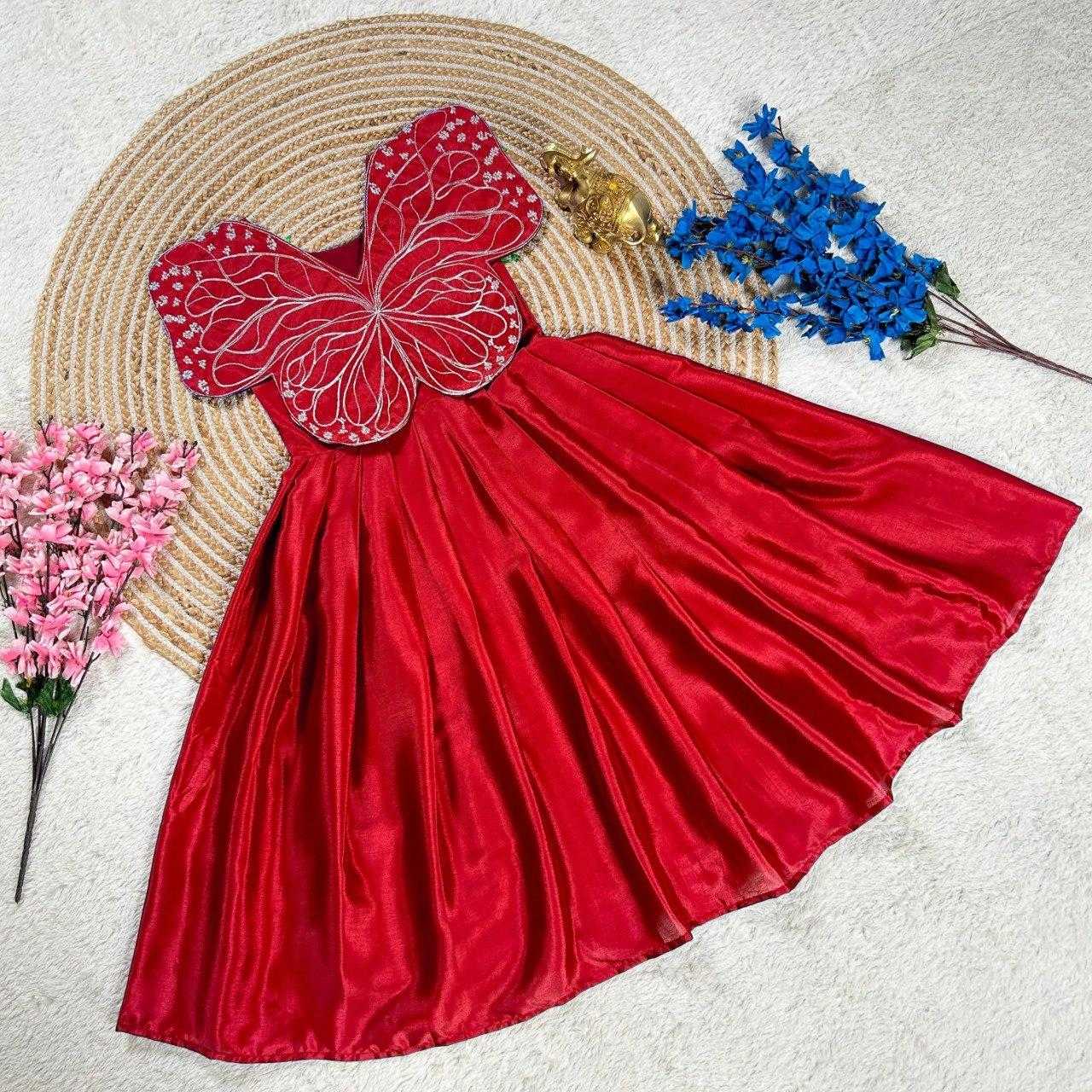 Ynf Chinon Silk KESH505 333 Kids Wear Wholesale Kids Gown Kids Ethnic Gowns Manufacturer
