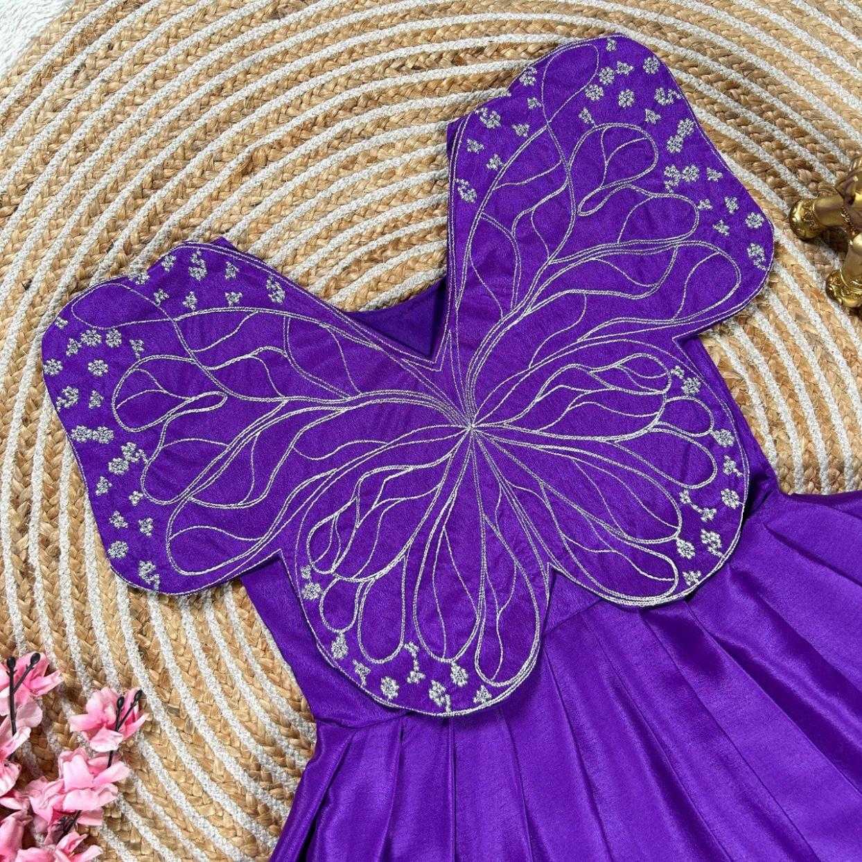 Ynf Chinon Silk KESH505 333 Kids Wear Wholesale Kids Gown Kids Ethnic Gowns Manufacturer