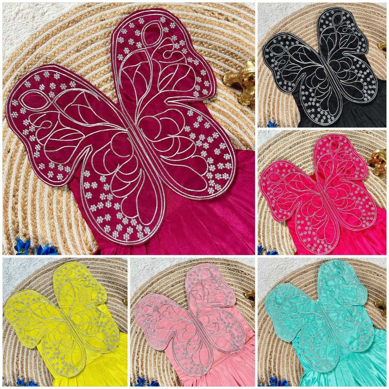 Ynf Chinon Silk KESH505 338 Kids Wear Wholesale Kids Gown Kids Ethnic Gowns Manufacturer
