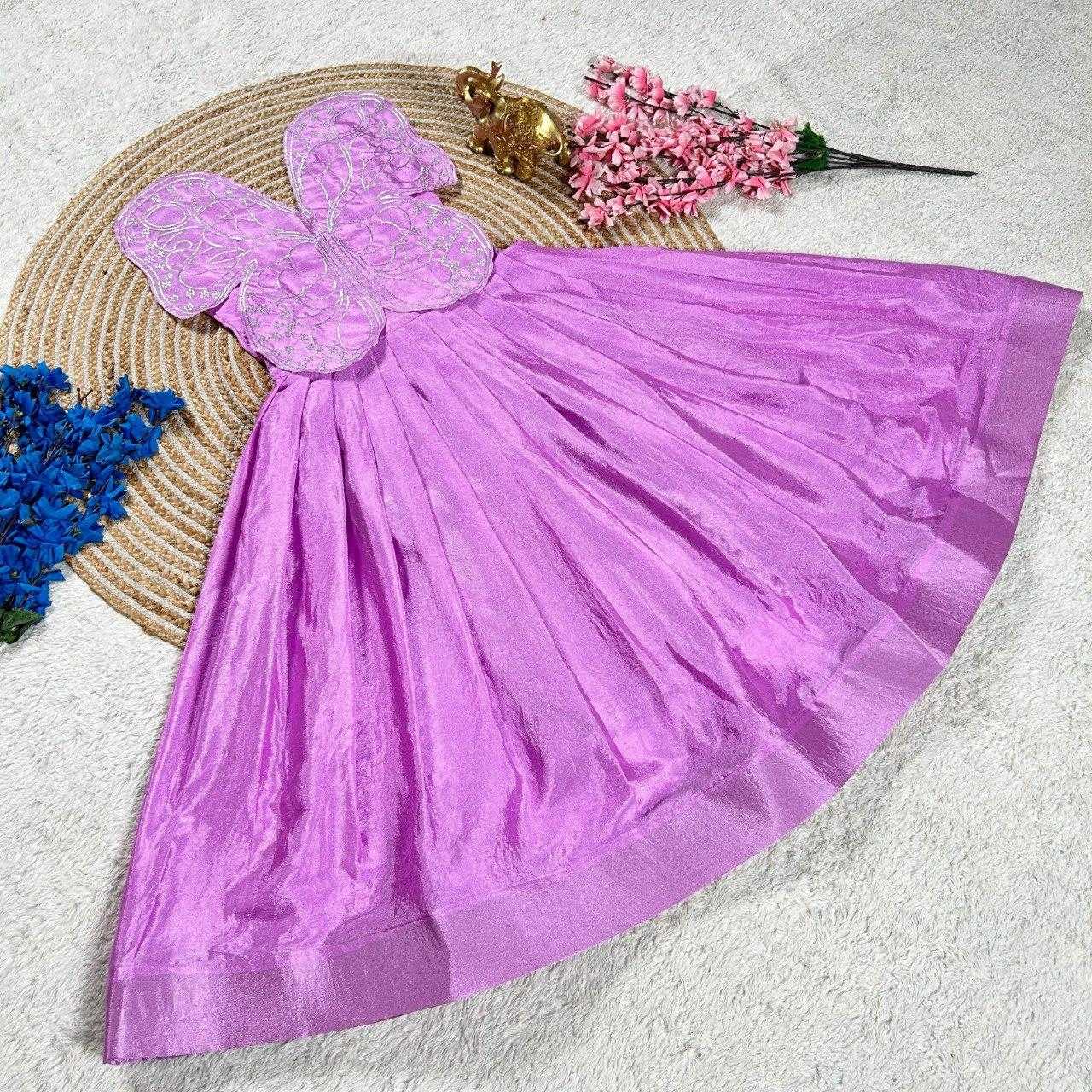 Ynf Chinon Silk KESH505 338 Kids Wear Wholesale Kids Gown Kids Ethnic Gowns Manufacturer