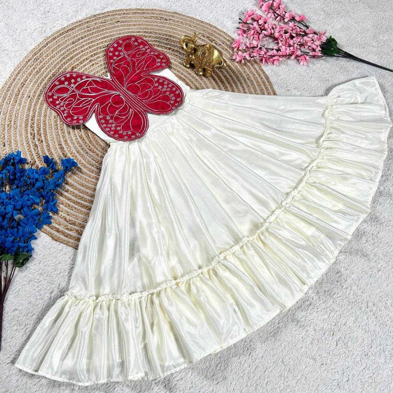 Ynf Chinon Silk KESH505 339 Kids Wear Wholesale Kids Gown Kids Ethnic Gowns Manufacturer
