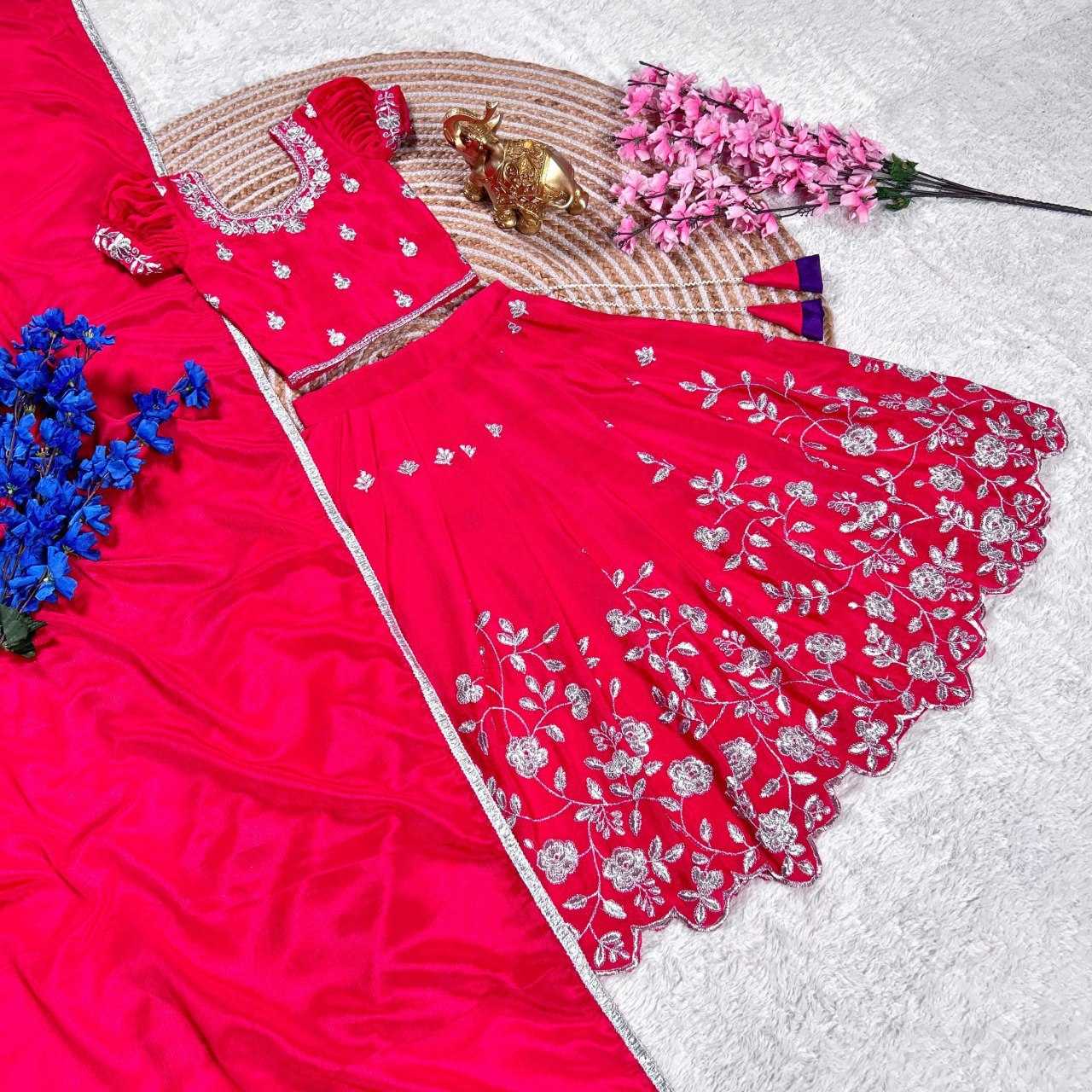Ynf Chinon Silk KESH505 347 Kids Wear Wholesale Kids Lehenga Kids Lehenga Choli Manufacturer