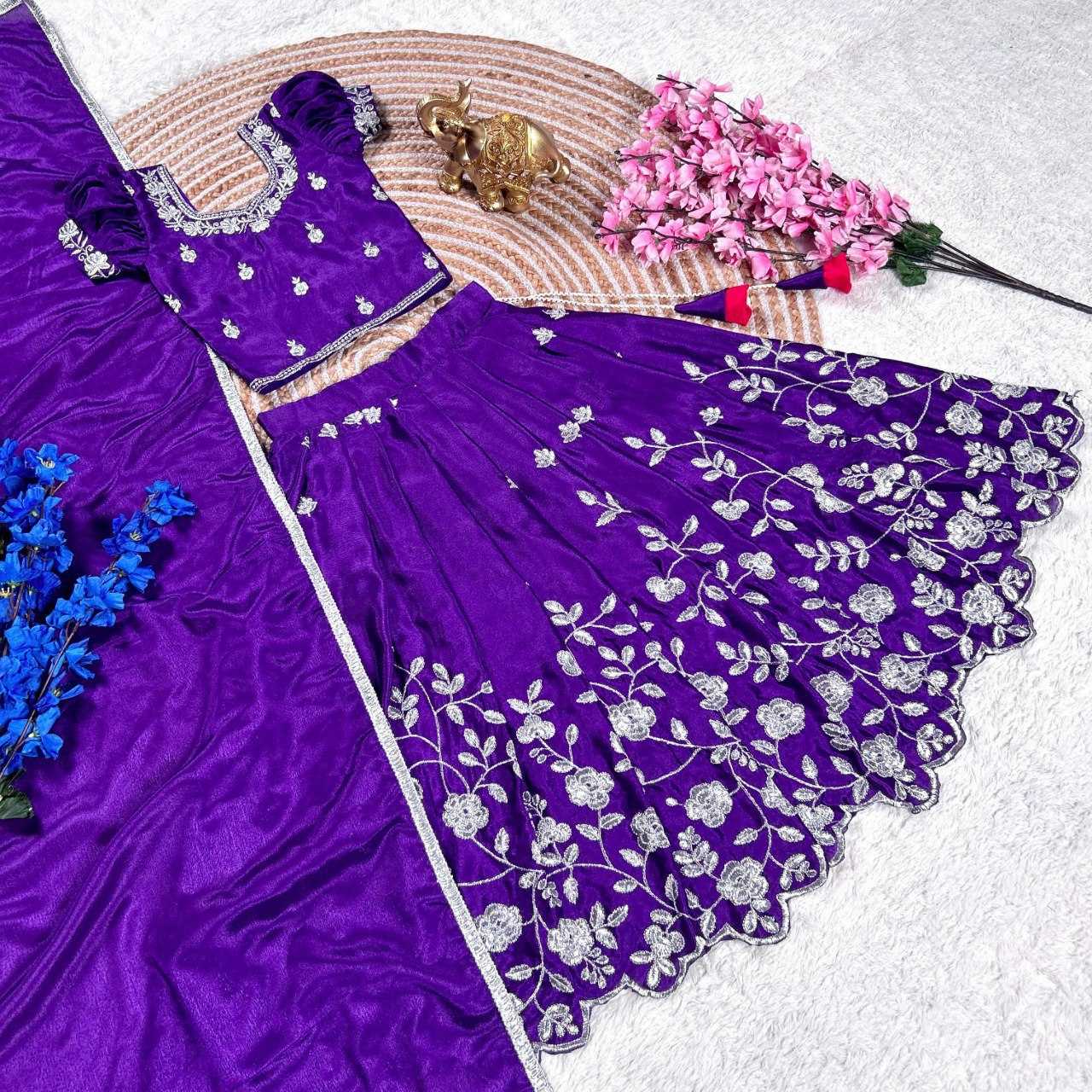 Ynf Chinon Silk KESH505 347 Kids Wear Wholesale Kids Lehenga Kids Lehenga Choli Manufacturer