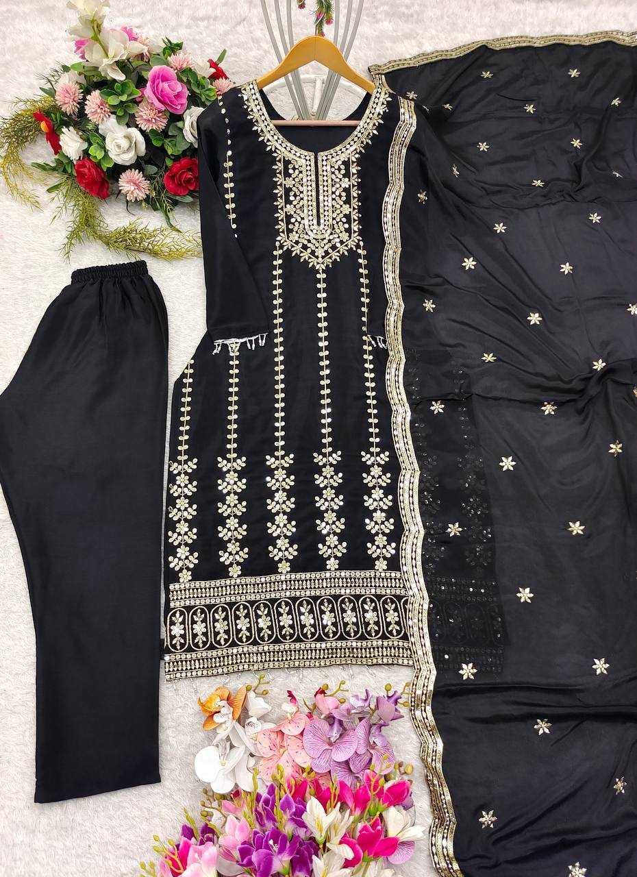 Ynf Chinon Silk KESH506 1152 Suits & Dresses Wedding Collections Festive Collections Wholesale Embroidery Suits Ladies Silk Suit Wedding Suits Manufacturer