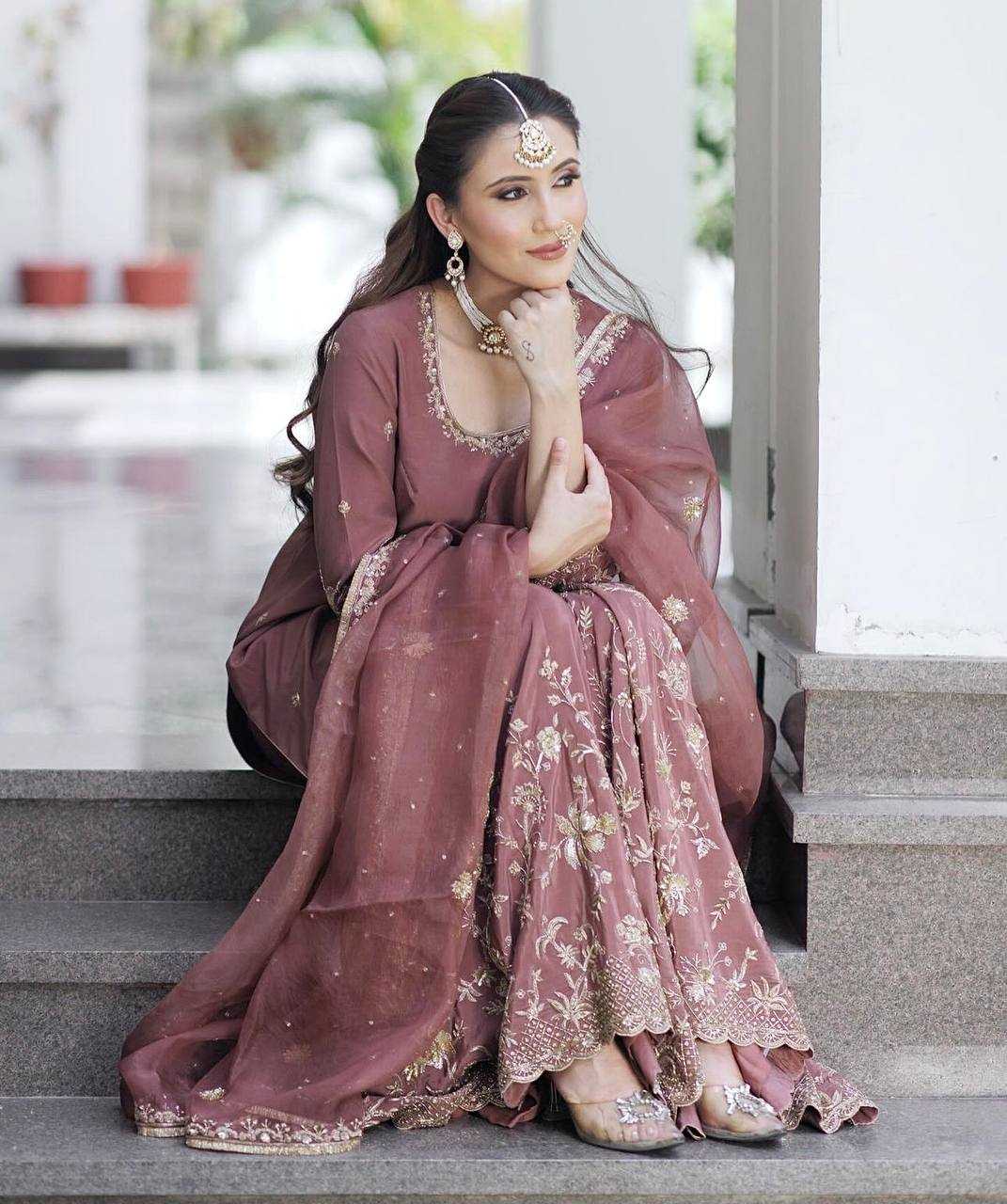 Ynf Chinon Silk KESH506 1168 Suits & Dresses Wholesale Ladies Suits Embroidery Suits Designer Suits Manufacturer