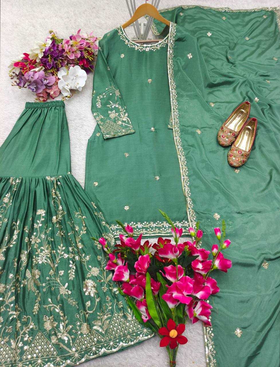 Ynf Chinon Silk KESH506 1168 Suits & Dresses Wholesale Ladies Suits Embroidery Suits Designer Suits Manufacturer