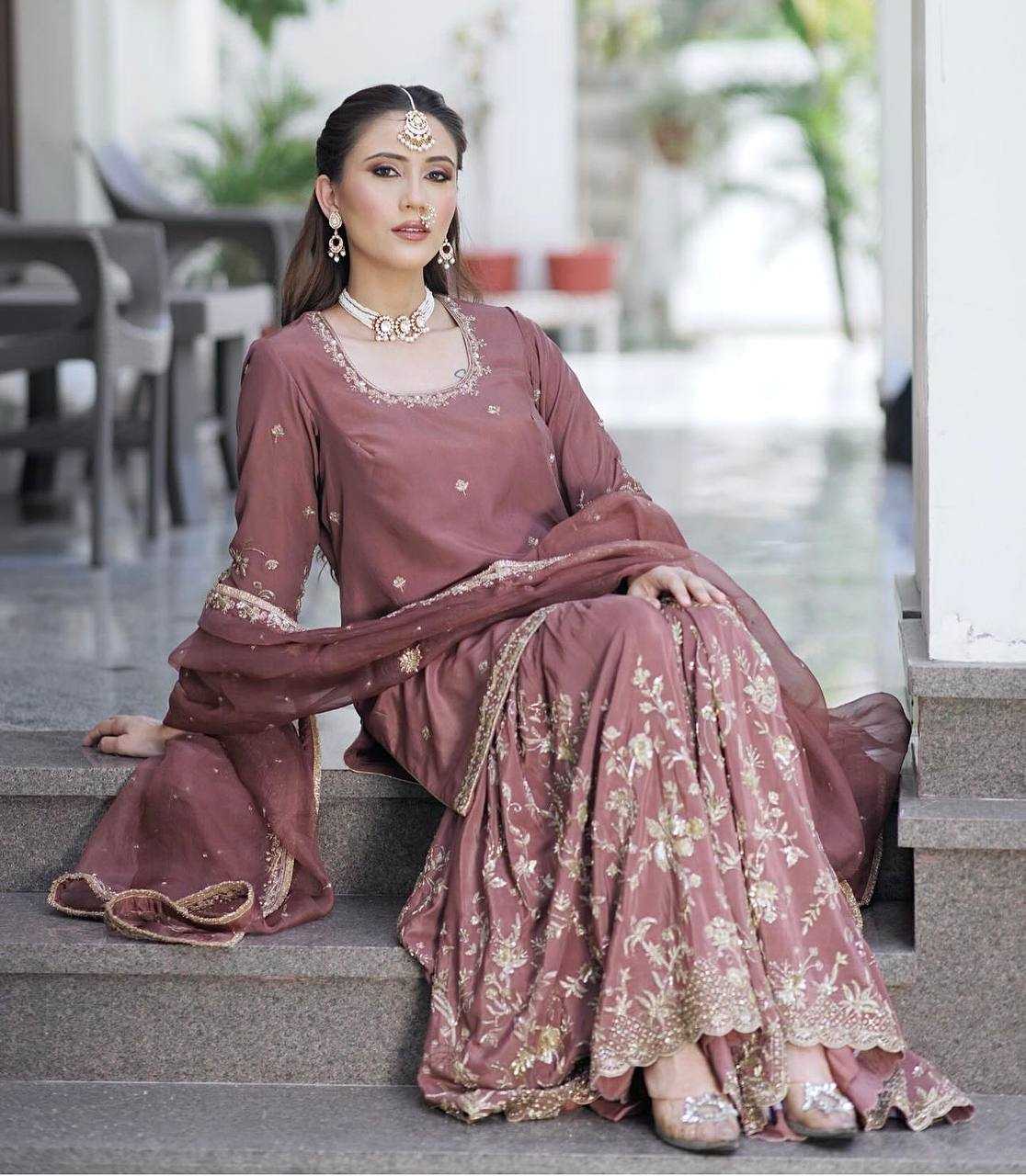 Ynf Chinon Silk KESH506 1168 Suits & Dresses Wholesale Ladies Suits Embroidery Suits Designer Suits Manufacturer