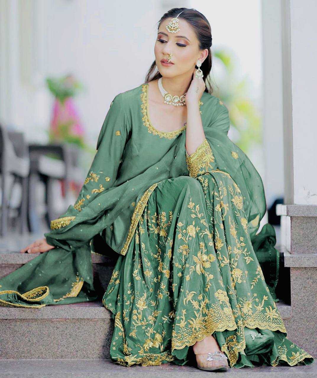 Ynf Chinon Silk KESH506 1168 Suits & Dresses Wholesale Ladies Suits Embroidery Suits Designer Suits Manufacturer
