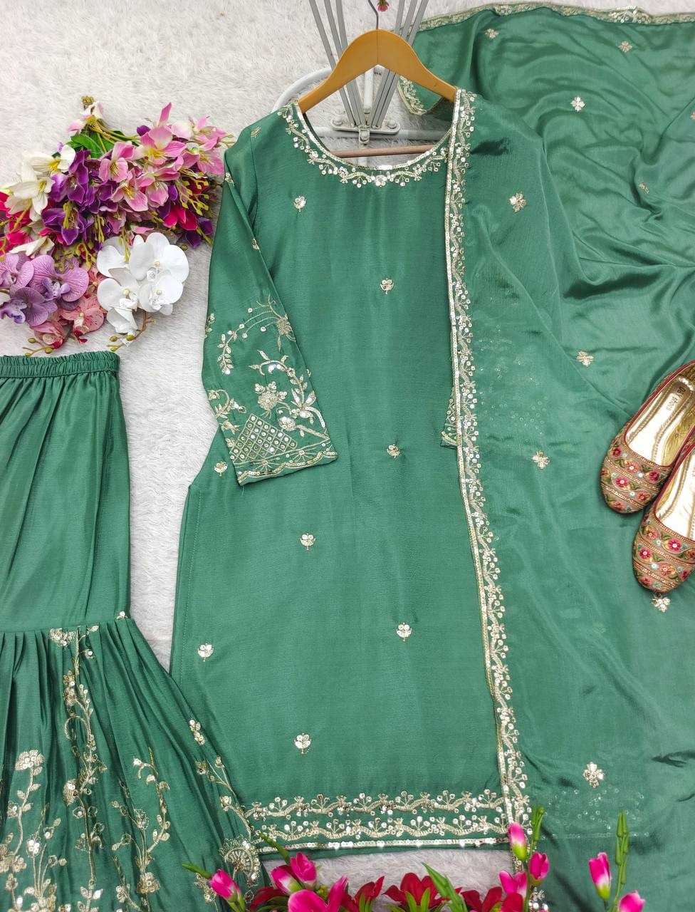 Ynf Chinon Silk KESH506 1168 Suits & Dresses Wholesale Ladies Suits Embroidery Suits Designer Suits Manufacturer