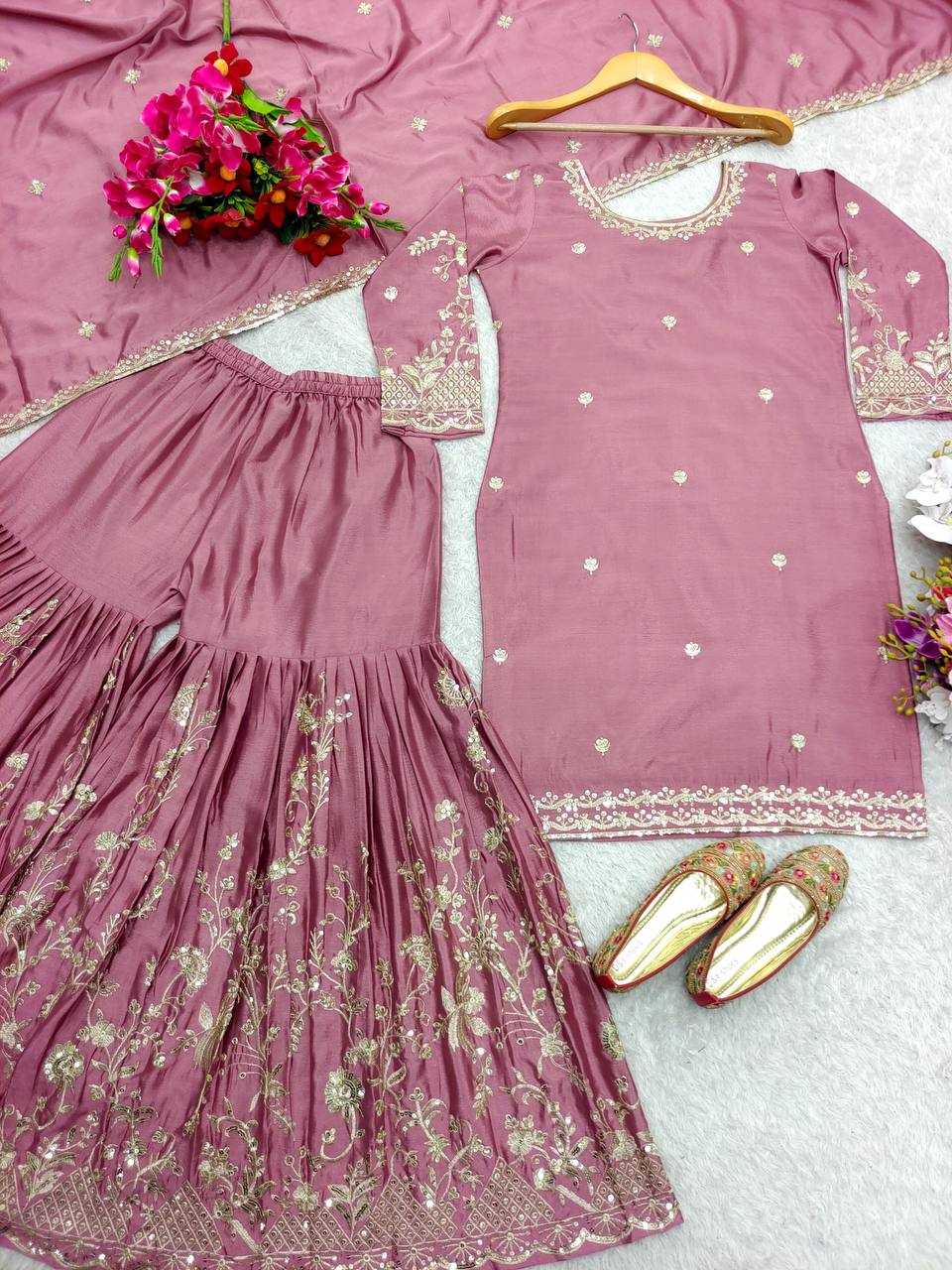 Ynf Chinon Silk KESH506 1168 Suits & Dresses Wholesale Ladies Suits Embroidery Suits Designer Suits Manufacturer