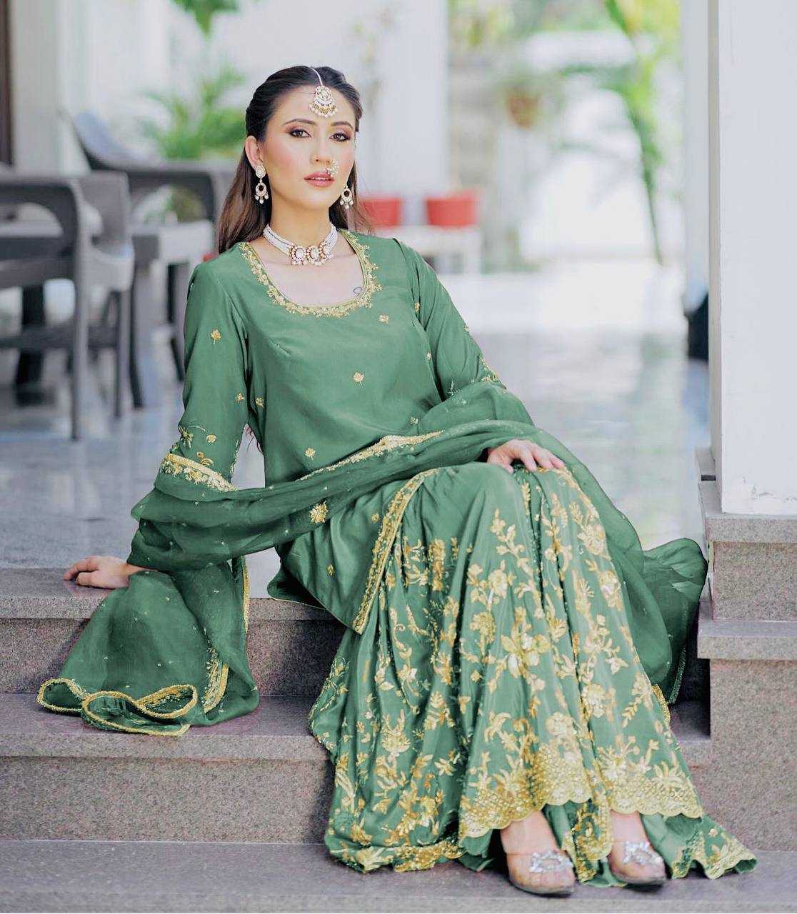 Ynf Chinon Silk KESH506 1168 Suits & Dresses Wholesale Ladies Suits Embroidery Suits Designer Suits Manufacturer