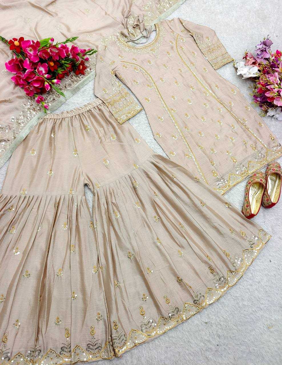 Ynf Chinon Silk KESH506 1169 Suits & Dresses Wholesale Ladies Suits Embroidery Suits Designer Suits Manufacturer